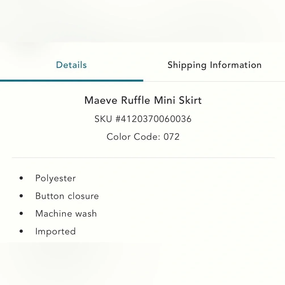 NWT new medium Anthropologie Maeve ruffle mini skirt yellow wrap tie